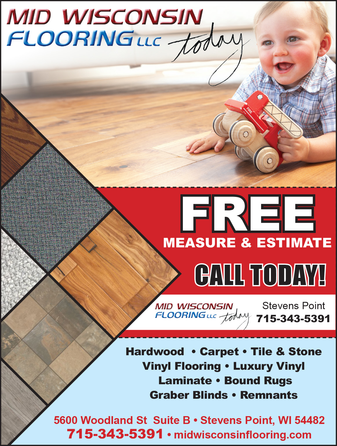 Mid Wisconsin Flooring Money Saver
