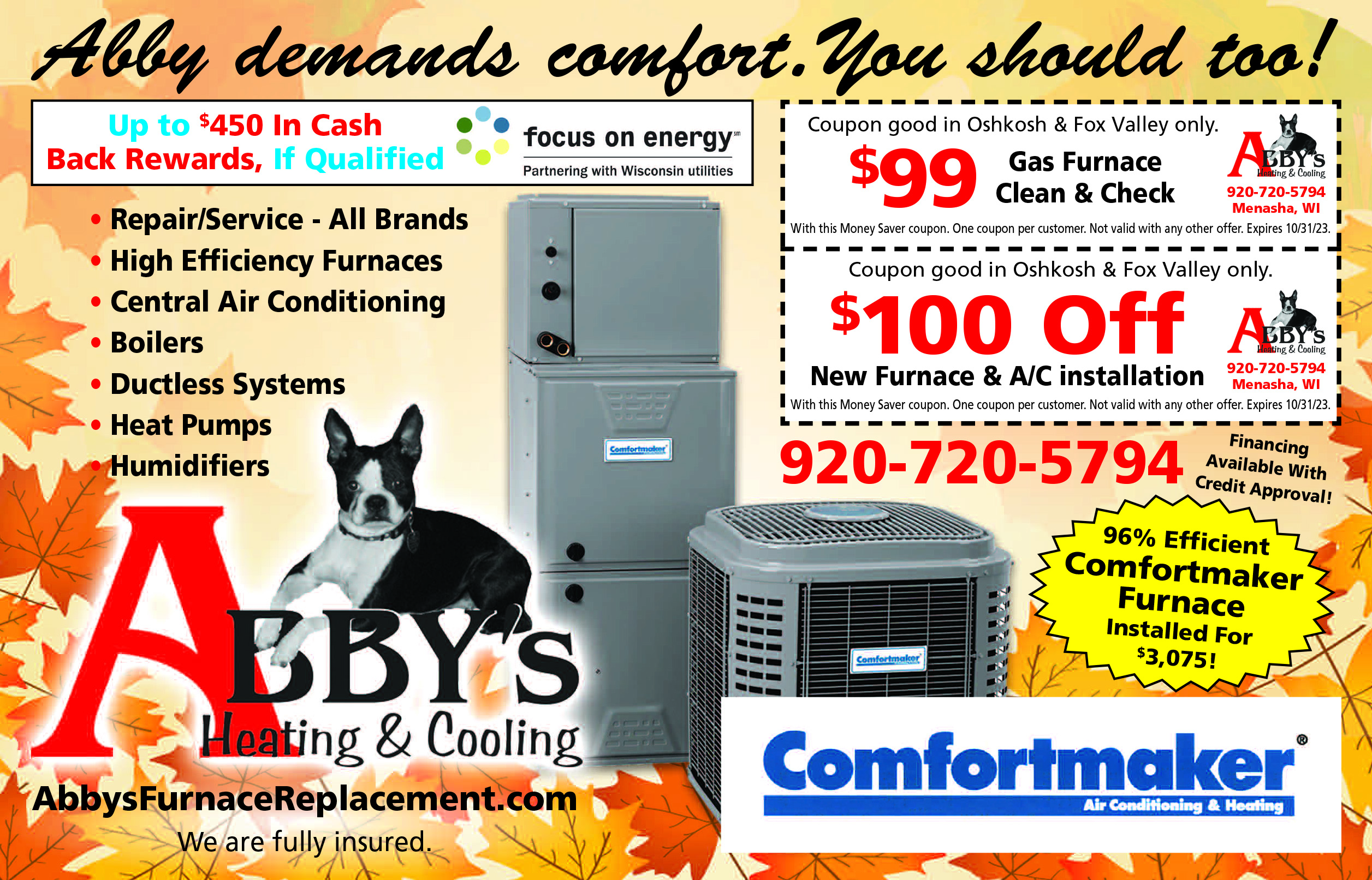 Abby's Heating u0026 Cooling - Money Saver