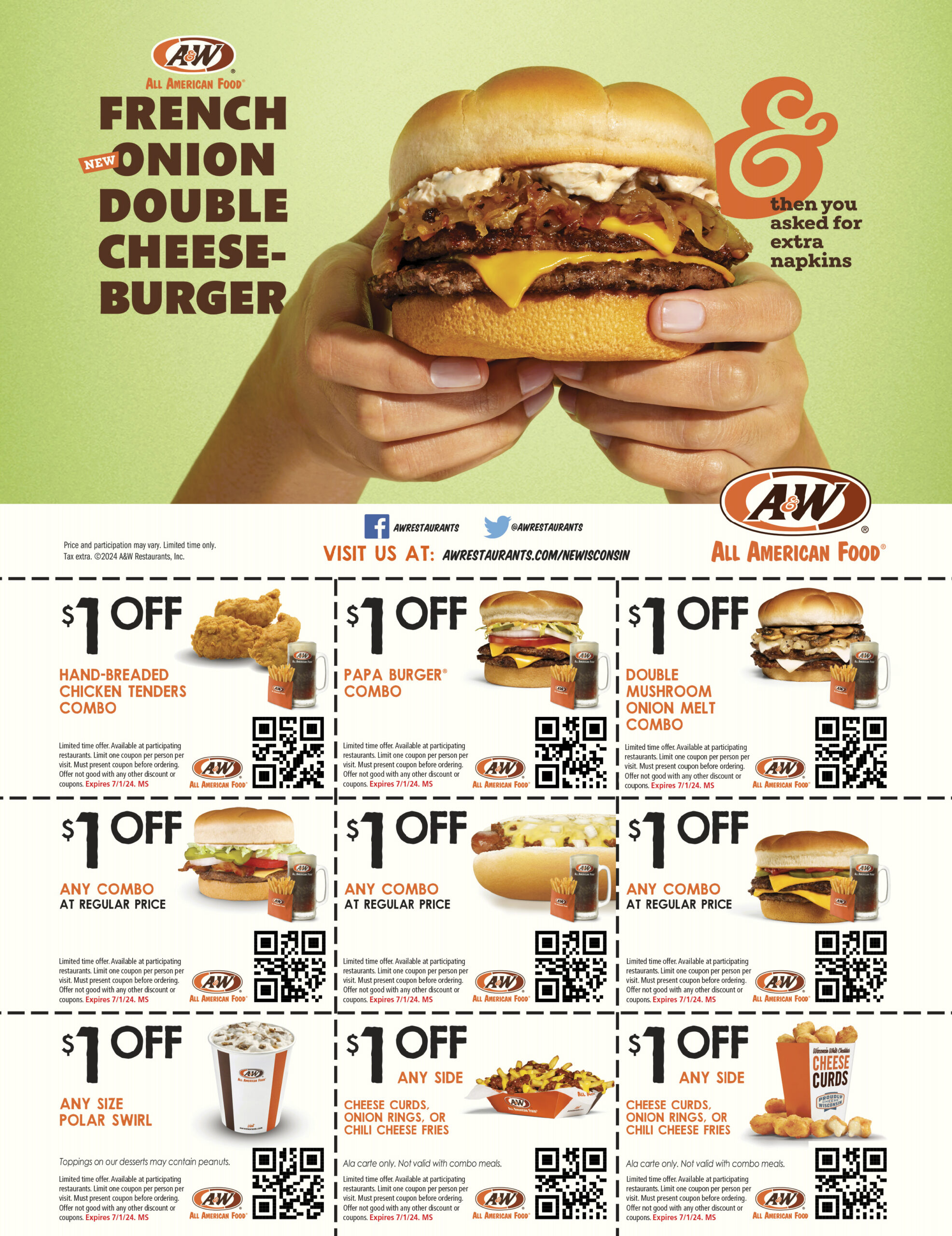 A w coupons from money saver