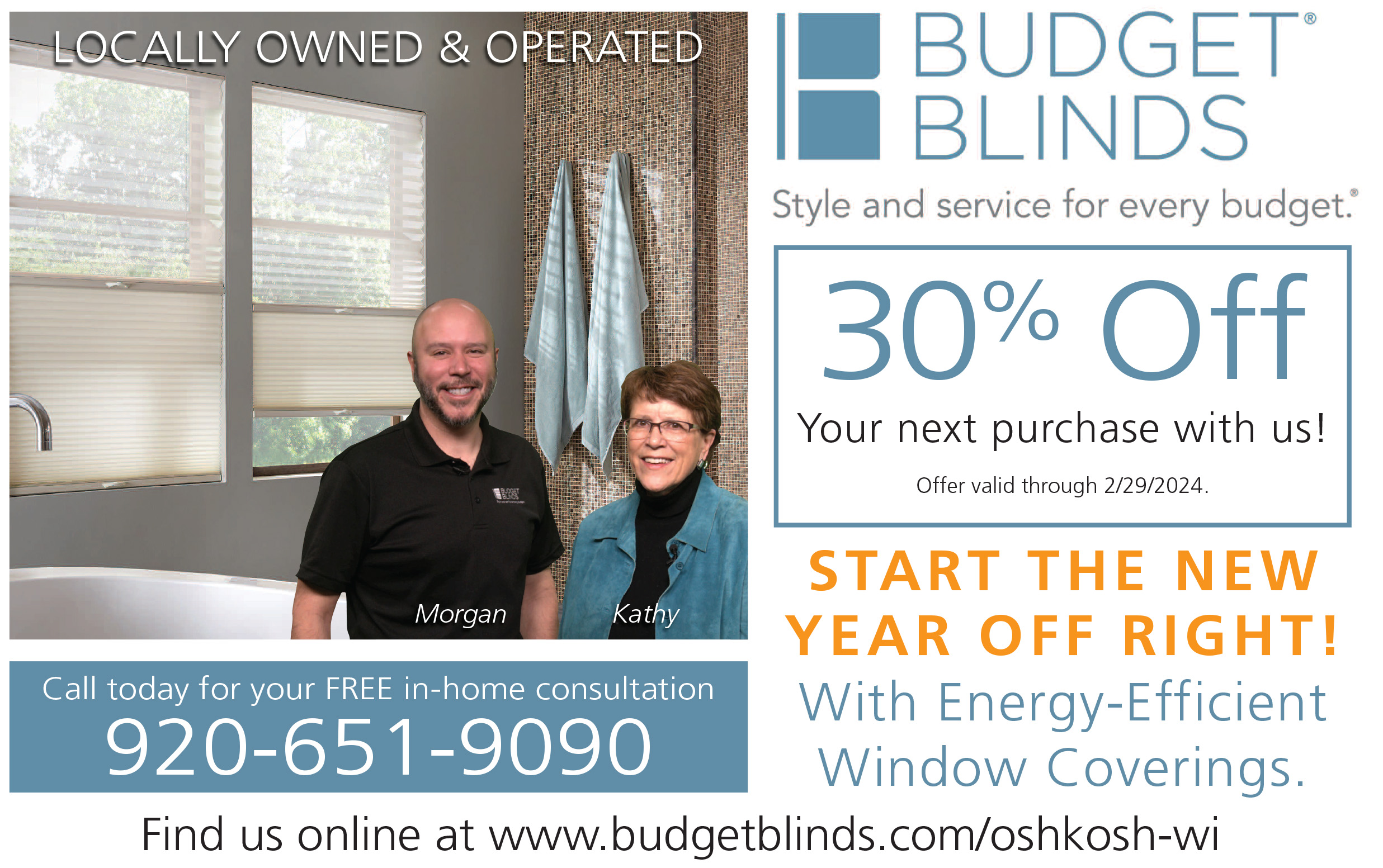 Budget Blinds Money Saver