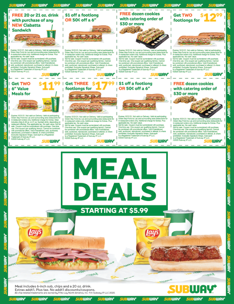 subway - Coupons from Money Saver