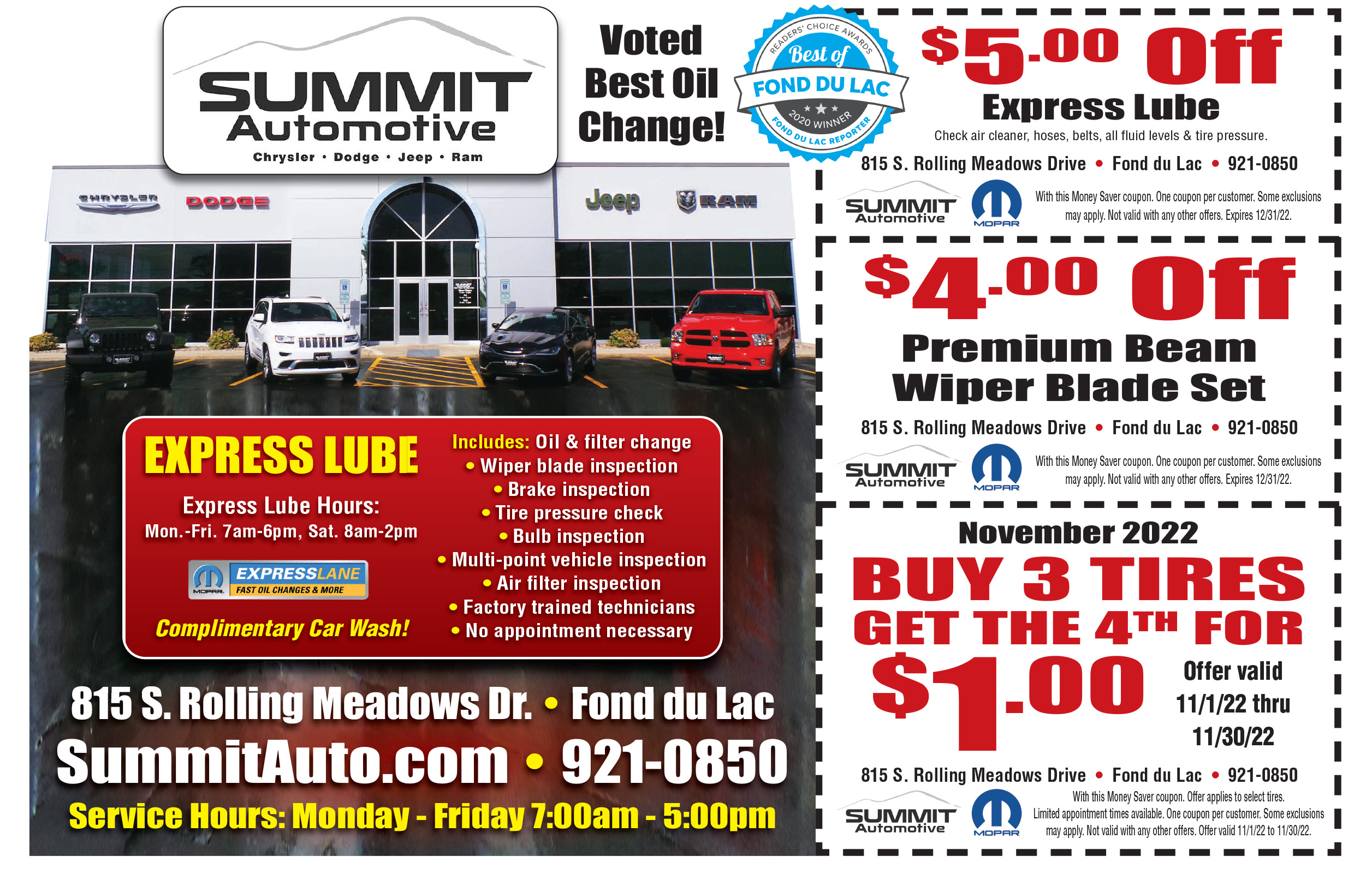 Summit Automotive Money Saver