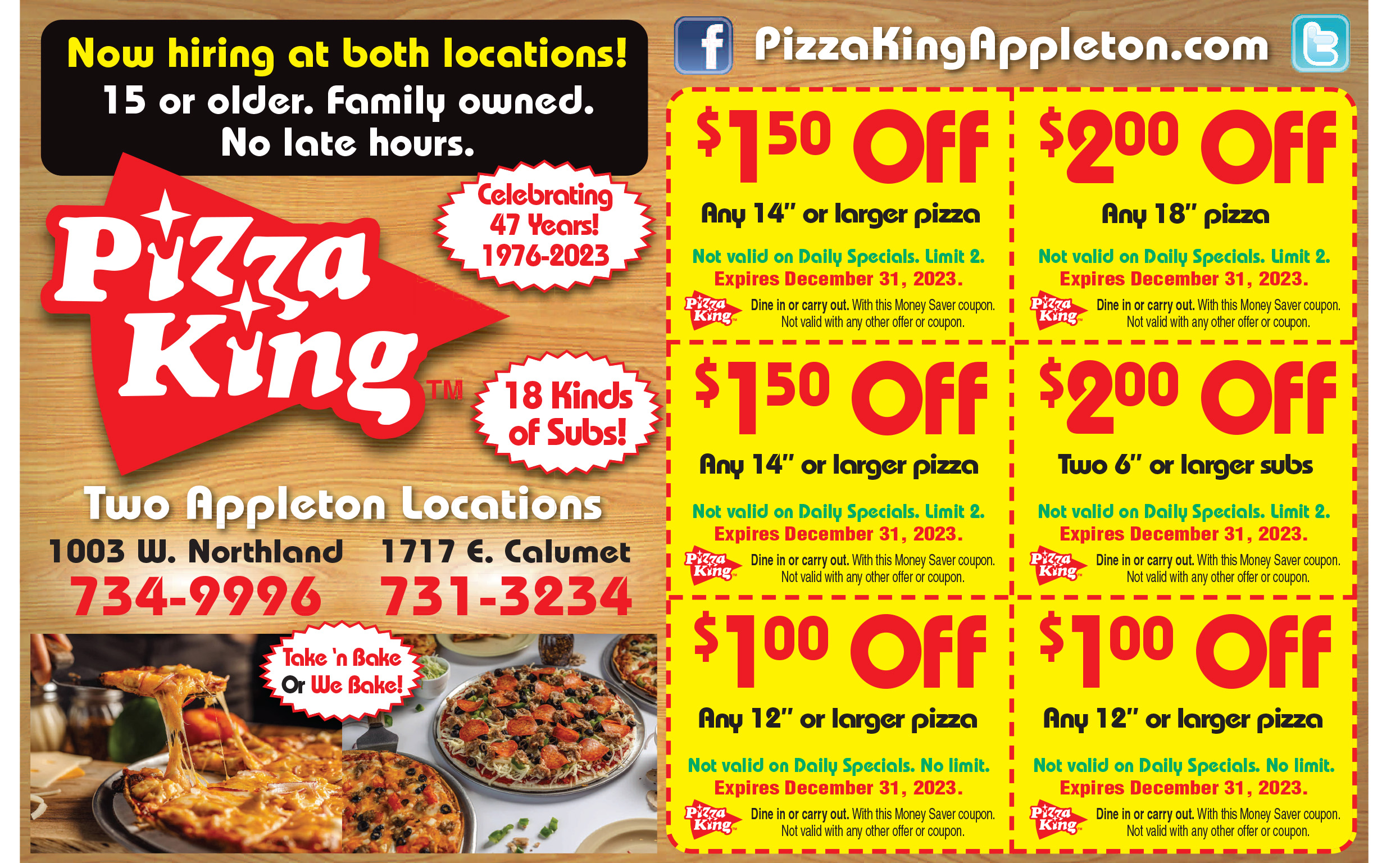 Pizza King Money Saver