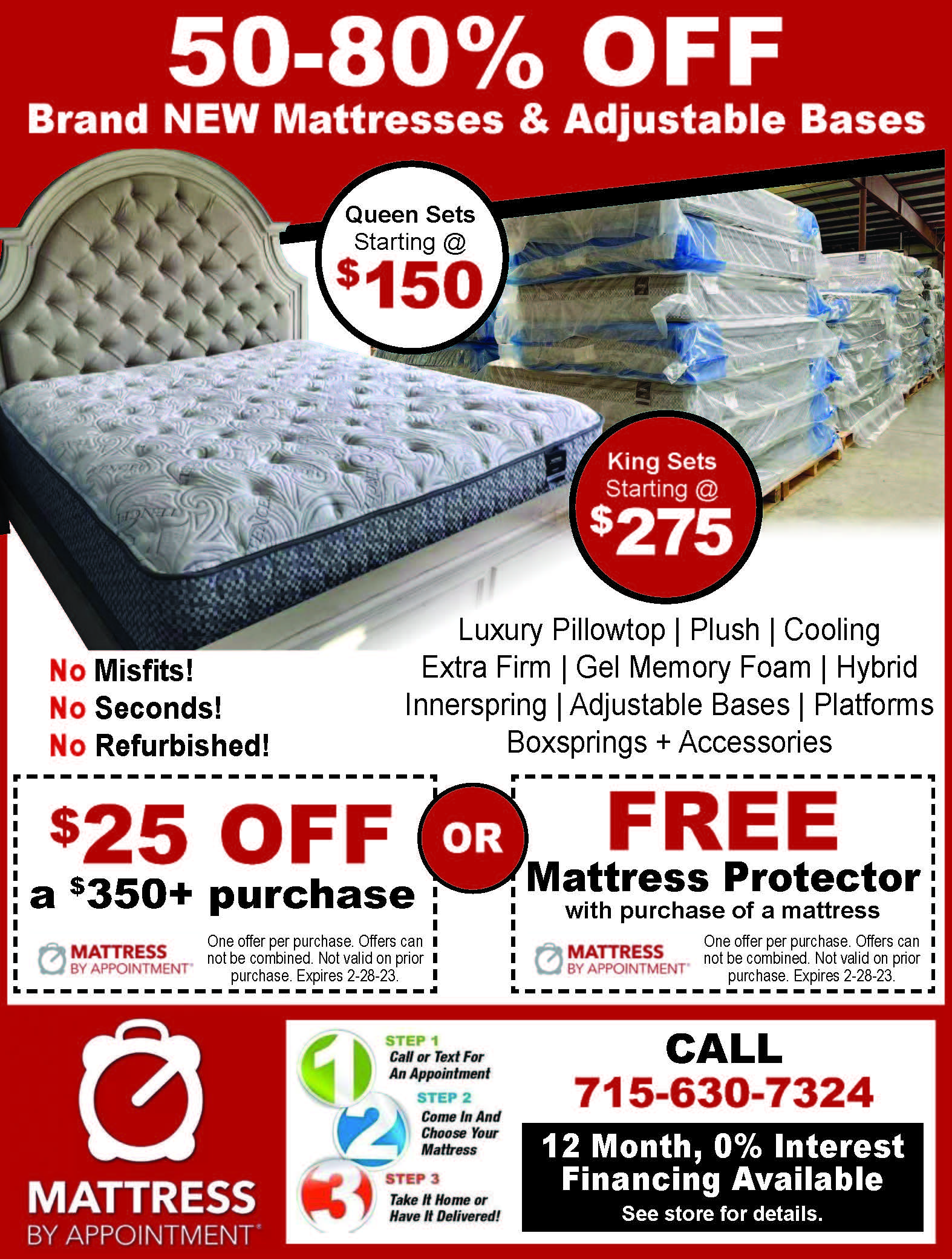 Mattress By Appointment Money Saver