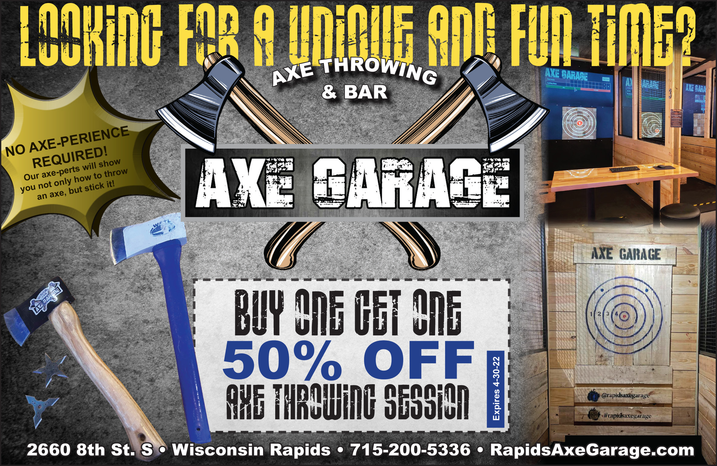 Axe Garage Money Saver