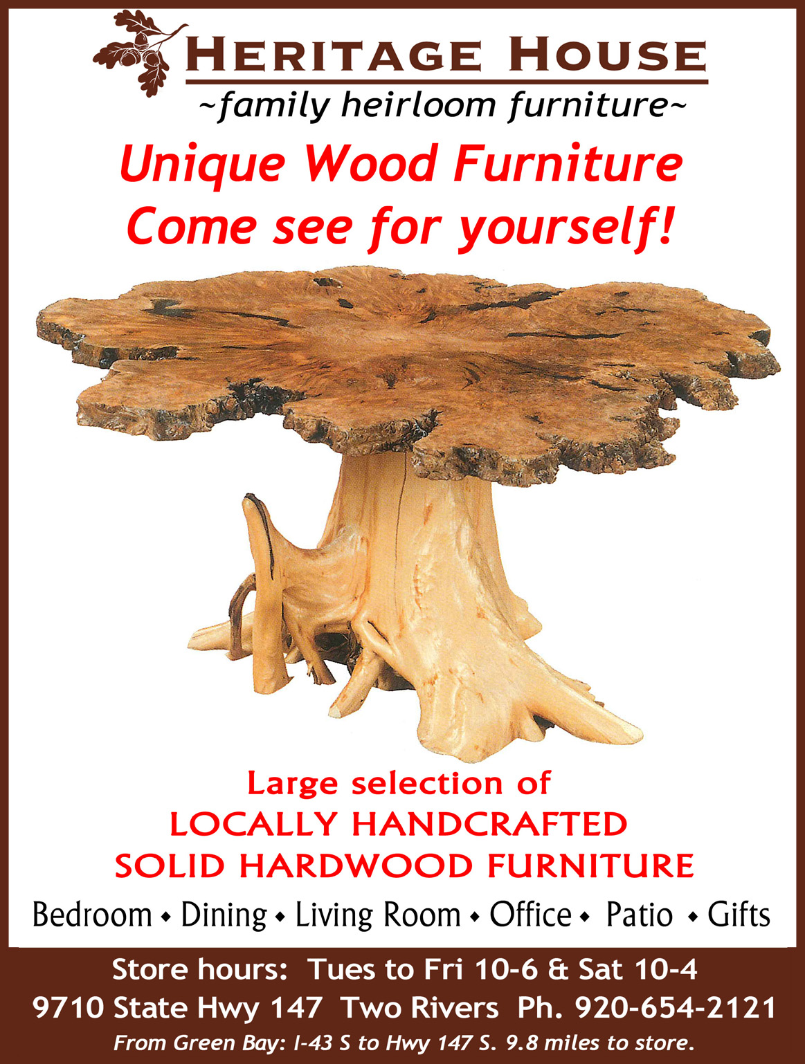 Heritage House Furniture - Money Saver